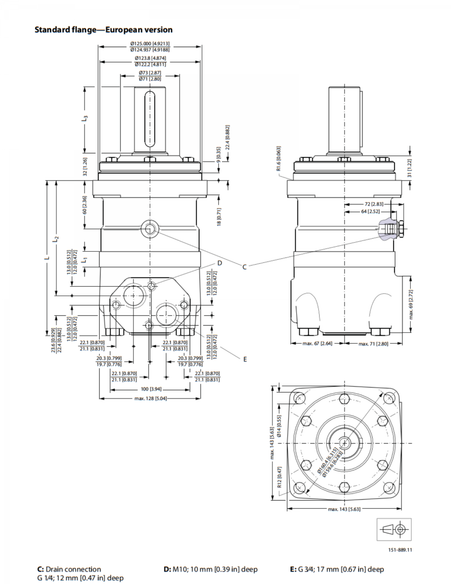 OMT Danfoss Drawing